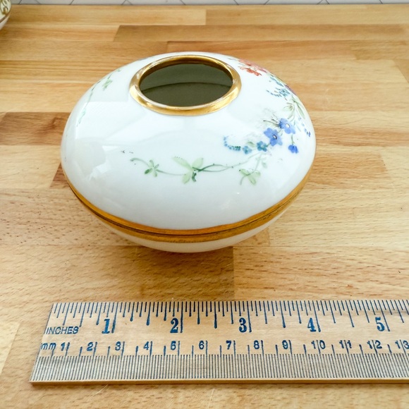 VINTAGE HAIR RECEIVER aka Trinket Box Stamped Limoges 🇫🇷 France - Picture 5 of 6